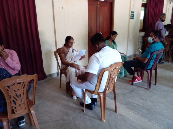 A career guidance program was conducted for G.E.C. (O/L) failing students at Homagama (2022-12-14)